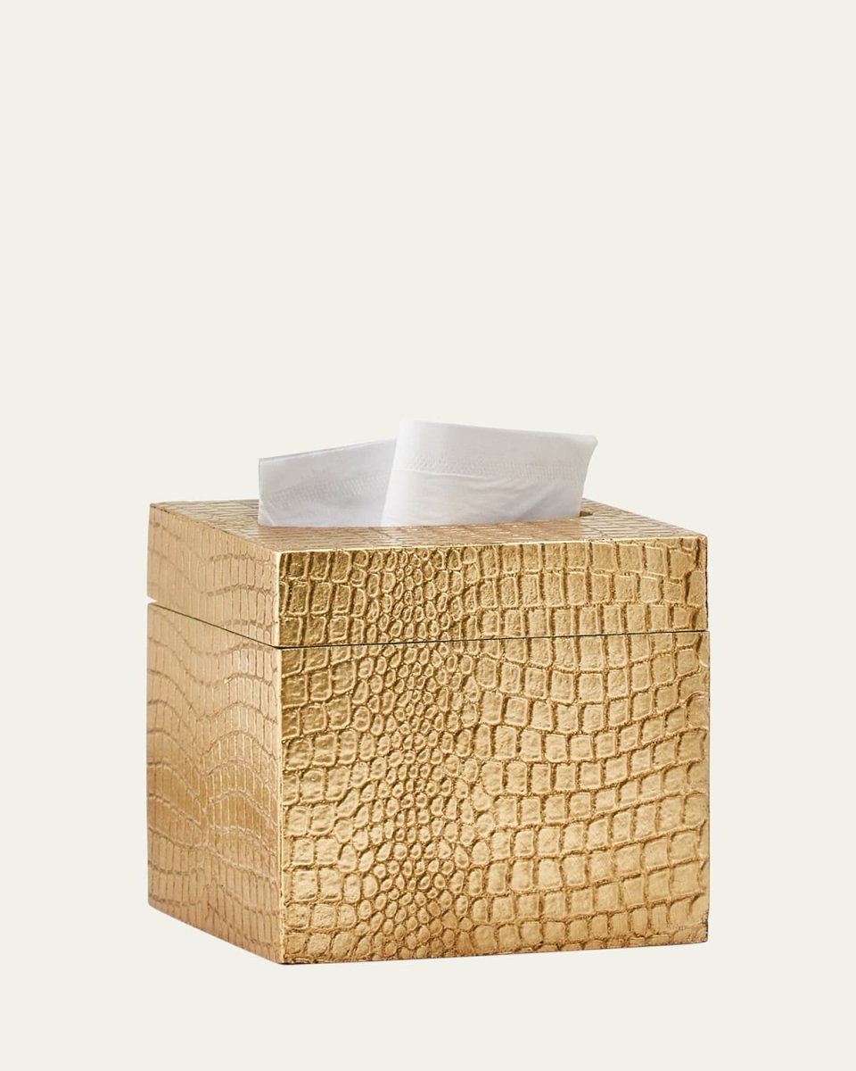 Crocodile Gold Tissue Cover